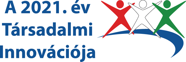 A 2021. év Társadalmi innovációja logó A 2021. év Társadalmi innovációja logó